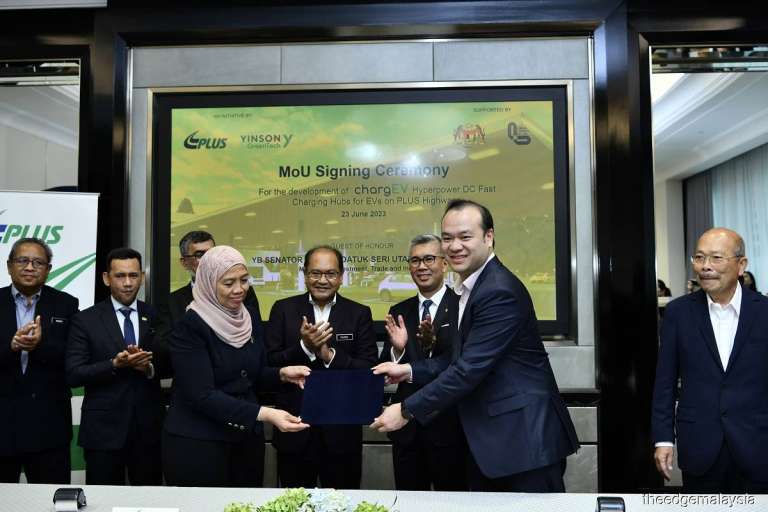 PLUS and Yinson GreenTech to Develop Integrated EV Charging and Retail Hub at Seremban R&R